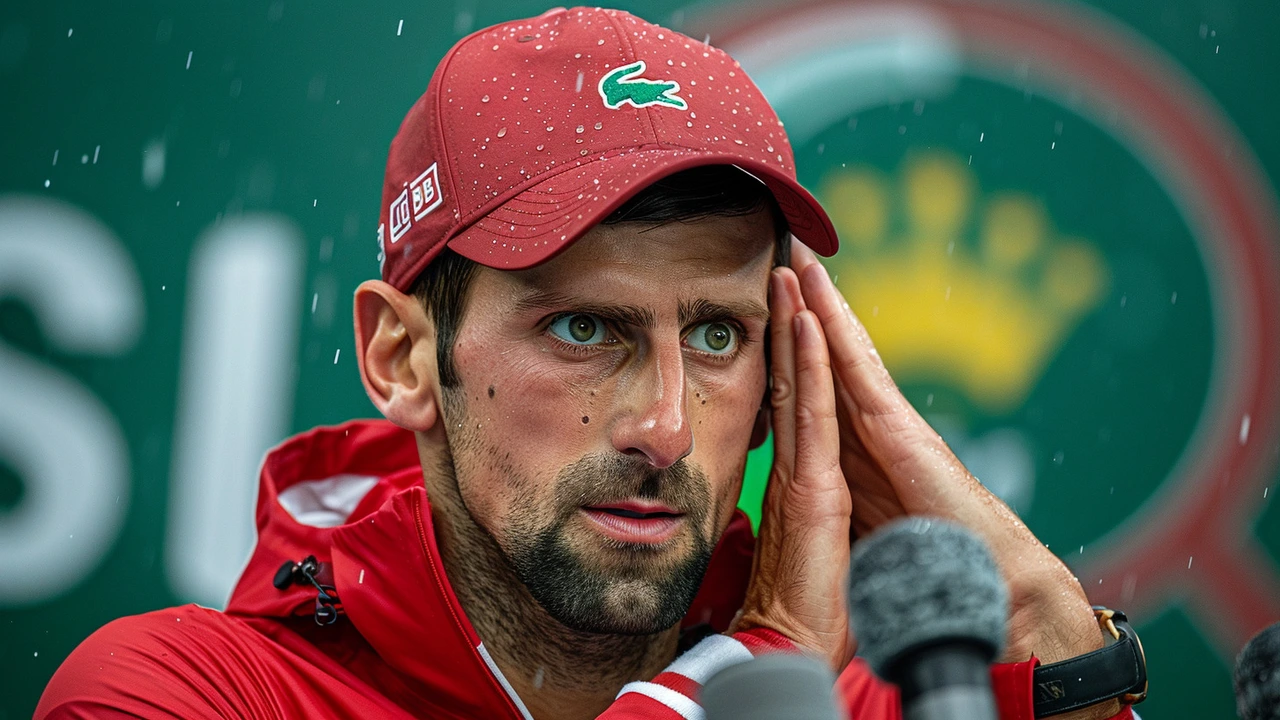 Novak Djokovic Faces Uncertainty Over French Open Quarterfinal Due to Knee Injury